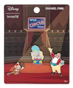 Loungefly Disney Dumbo Circus 4PC Enamel Pin Set
