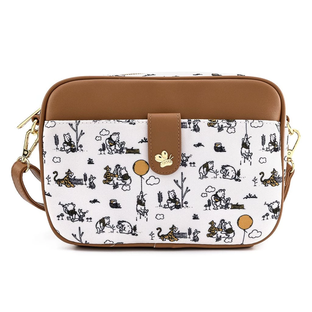Loungefly Winnie The Pooh Line Drawing Crossbody 6 Loungefly Winnie The Pooh Line Drawing Crossbody