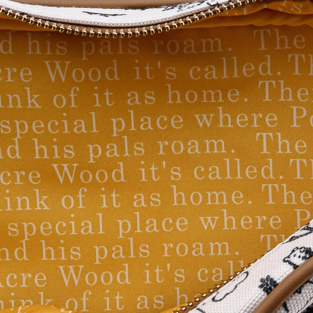 Loungefly Winnie The Pooh Line Drawing Crossbody 5 Loungefly Winnie The Pooh Line Drawing Crossbody