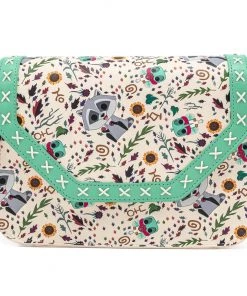 Loungefly Disney Pocahontas: Meeko With Flit Earth Day AOP Crossbody Bag