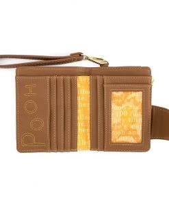 Loungefly Winnie The Pooh Canvas Line Drawing Wristlet Wallet