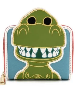 Loungefly Pop Toy Story Rex By LF Pixar Toy Story Rex Zip Around Wallet