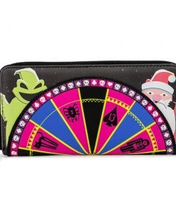 Loungefly Disney NBC Oogie Boogie Wheel Zip Around Wallet