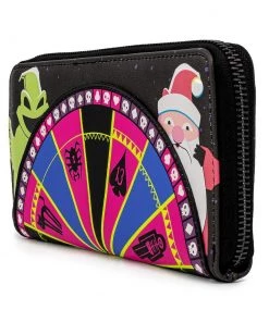 Loungefly Disney NBC Oogie Boogie Wheel Zip Around Wallet