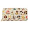 Loungefly Pop By Disney Princess Circles Zip Around Wallet