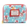 Loungefly Disney Mickey Minnie Snowman AOP Ziparound Wallet