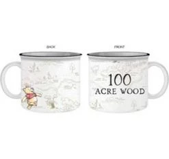 Silver Buffalo Winnie The Pooh Find Me At 100 Acre Wood 20oz Ceramic Camper Mug Anime