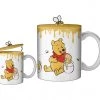 Silver Buffalo Winnie The Pooh - Hungry Honey 18oz Ceramic Mug W/Sculpted Lid