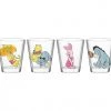 Silver Buffalo Winnie The Pooh Psych Flower 4PC. 1.5oz Shot Glass Set