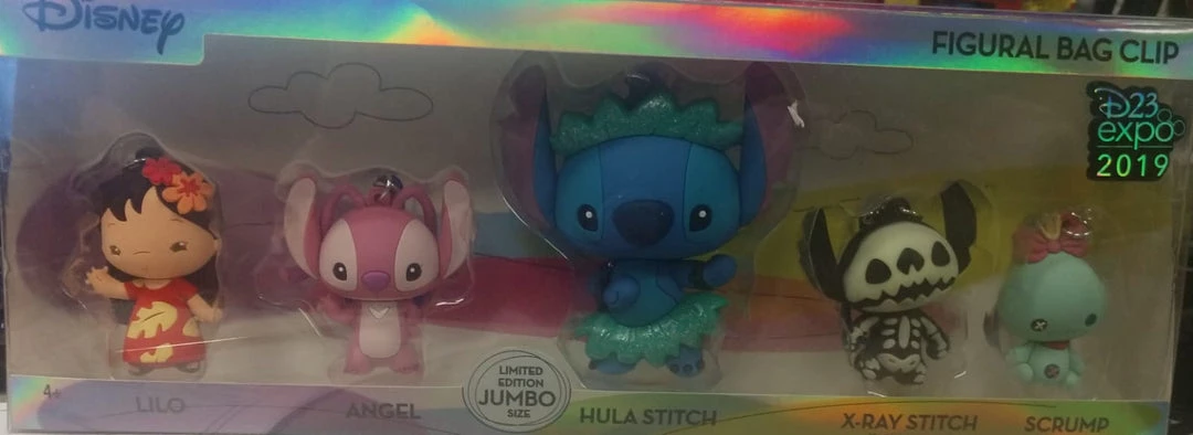 Monogram Disney Lilo & Stitch 5 Piece Soft Keychain Set D23 Expo Exclusive 3 Monogram Disney Lilo & Stitch 5 Piece Soft Keychain Set D23 Expo Exclusive