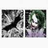 Silver Buffalo DC Comics The Dark Knight Batman & Joker 12 X 12 Wall Art Set 1 Silver Buffalo DC Comics The Dark Knight Batman & Joker 12 X 12 Wall Art Set