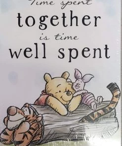Silver Buffalo Disney Winnie The Pooh And Piglet Time Spent Together Wall Art Decor