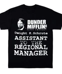 T-Line T-shirts The Office Asst Regional Manager Old Stock Black T-shirt