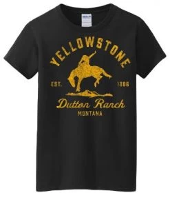 Changes Yellowstone Women's Bucking Bronco T-Shirt Apparel
