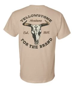Changes T-shirts Yellowstone Cattle Skull Logo T-shirt