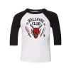 Cosmic Pen Stranger Things TV Show Inspired Hellfire Club 3/4 Sleeve T-shirt