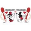 Jerry Leigh Disney Kissing Minnie And Mickey Set Of 2 Mini Espresso Mugs With Spoon 1 Jerry Leigh Disney Kissing Minnie And Mickey Set Of 2 Mini Espresso Mugs With Spoon