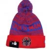 New Era Spiderman Wintry Pom 2 Knit Beanie Hat