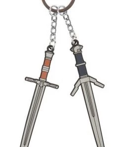 JINX Keychains Witcher Wild Hunt Swords Keychain