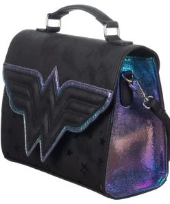 Bioworld Wonder Woman 1984 Iridescent PU Satchel Handbag