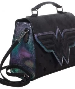 Bioworld Wonder Woman 1984 Iridescent PU Satchel Handbag