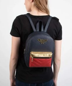 Bioworld Wonder Woman Comic Book Superhero Mini Backpack Fan Gear