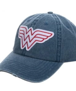 Bioworld Wonder Woman Pigment Dye Distressed Dad Hat DC Comics