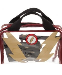 Bioworld DC Comics The Flash 3 Piece Travel Set Cosmetic Case Toiletry Bag