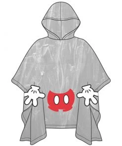 Jerry Leigh Mickey Mouse Parts Rain Poncho Youth