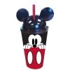 Jerry Leigh Mickey Buttons 16oz Ear Tumbler, Black Red Disney