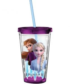 Jerry Leigh Disney Frozen II Spotlight Anna Elsa Straw Cup