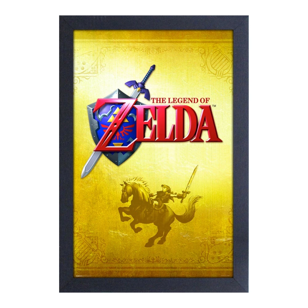Sign Of The Times The Legend Of Zelda 11x17-1.25" Crystex Framed Art 3 Sign Of The Times The Legend Of Zelda 11x17-1.25" Crystex Framed Art