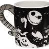Silver Buffalo Disney The Nightmare Before Christmas Sculpted 3D Ceramic Mug Coffee Cup 20 Oz
