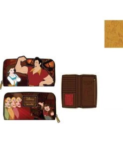 Loungefly Beauty And The Beast Gaston Zip-Around Wallet