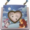 Loungefly Disney Lady And The Tramp Heart Paw Prints Crossbody Purse 2 Loungefly Disney Lady And The Tramp Heart Paw Prints Crossbody Purse