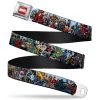 Buckle-Down Marvel Comics Full Color Avengers Seat Belt Buckle Belt