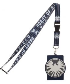 Bioworld Agent Of Shield Marvel ID Badge Holder Keychain Lanyard