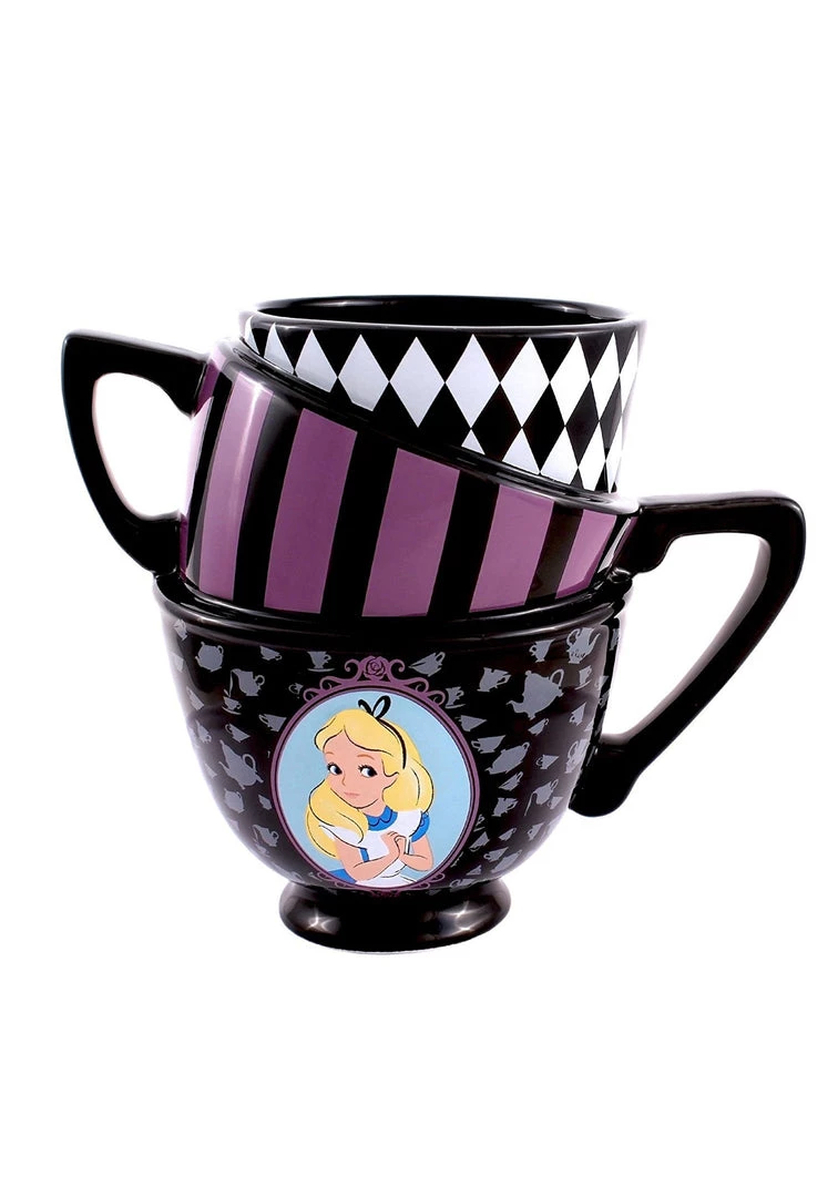 Silver Buffalo Disney's Alice In Wonderland Sculpted Mug 3 Silver Buffalo Disney's Alice In Wonderland Sculpted Mug