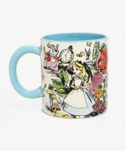 Westland Giftware Alice In Wonderland "Always Curious" Spinner Mug