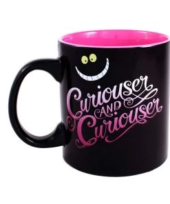 Silver Buffalo Alice In Wonderland Disney Cheshire Cat Heat Reveal Ceramic Mug, 20 Oz