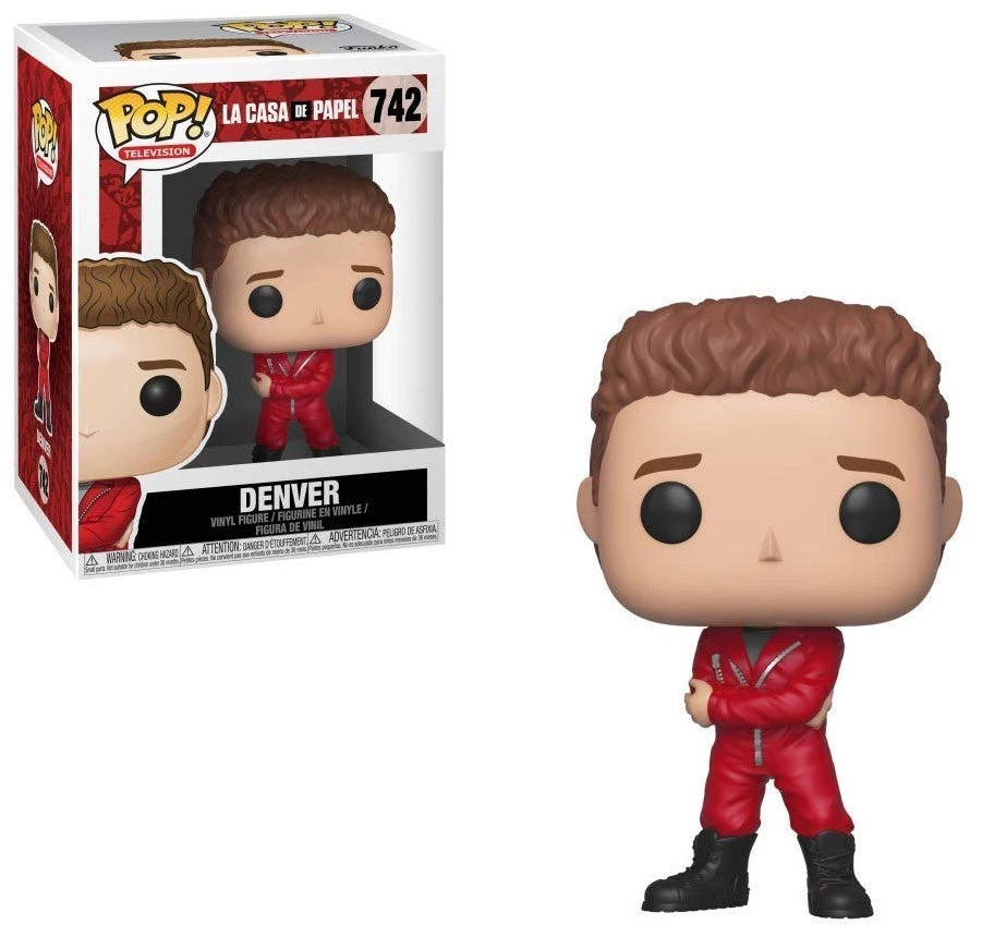 Funko Funko Pops! Money Heist La Casa De Papel Denver Pop Vinyl Figure 3 Funko Funko Pops! Money Heist La Casa De Papel Denver Pop Vinyl Figure