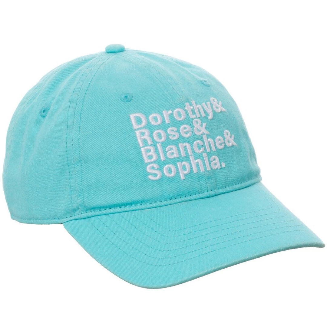 Bioworld The Golden Girls Dorothy & Rose & Blanche & Sophia Adjustable Baseball Hat 5 Bioworld The Golden Girls Dorothy & Rose & Blanche & Sophia Adjustable Baseball Hat