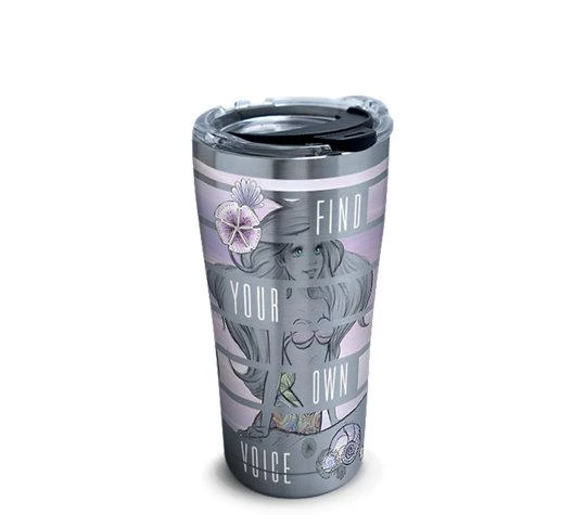 The Little Mermaid "Find Your Own Voice" 20 Oz. Stainless Steel Tervis Tumbler Disney 3 The Little Mermaid "Find Your Own Voice" 20 Oz. Stainless Steel Tervis Tumbler Disney
