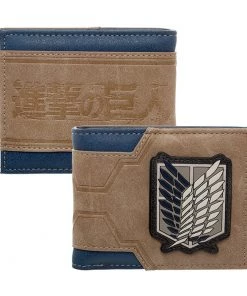 Bioworld Anime Attack On Titan Scout Regiment Men's Bifold Wallet