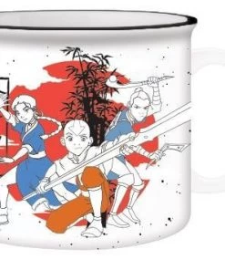 Silver Buffalo Avatar Character Group 20oz Ceramic Camper Mug Anime
