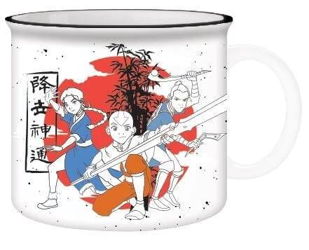 Silver Buffalo Avatar Character Group 20oz Ceramic Camper Mug Anime 3 Silver Buffalo Avatar Character Group 20oz Ceramic Camper Mug Anime