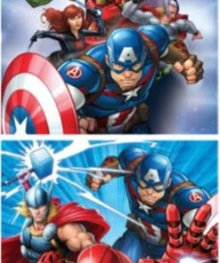 Pyramid America Marvel- Avengers 6''x6'' 2 Pieces Canvas Set