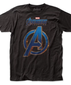 Impact Marvel Comics - Avengers: Endgame Logo Adult Fitted T-shirt