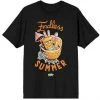 Bioworld Spongebob Squarepants Pineapple Pool Drink Endless Summer Black T-Shirt T-shirts