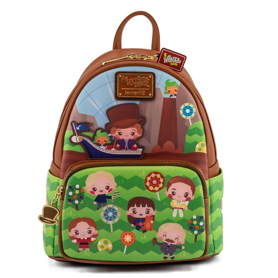 Loungefly Charlie And The Chocolate Factory 50th Anniversary Mini-Backpack 3 Loungefly Charlie And The Chocolate Factory 50th Anniversary Mini-Backpack